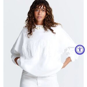 The Bar Heritage Sweatshirt in White, XL